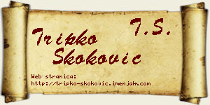 Tripko Skoković vizit kartica